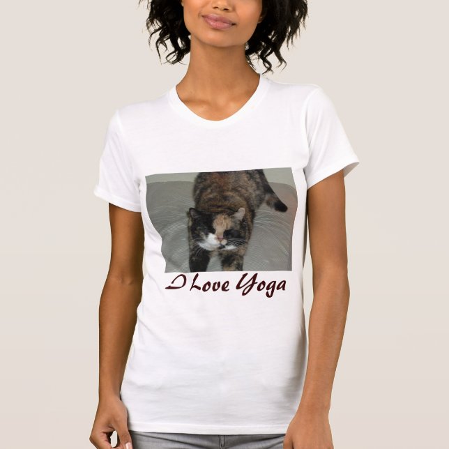 Camiseta Gato de Yoga (Frente)