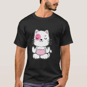 Camiseta Gato de Yoga Fofo Consultor de Comportamento de Ga