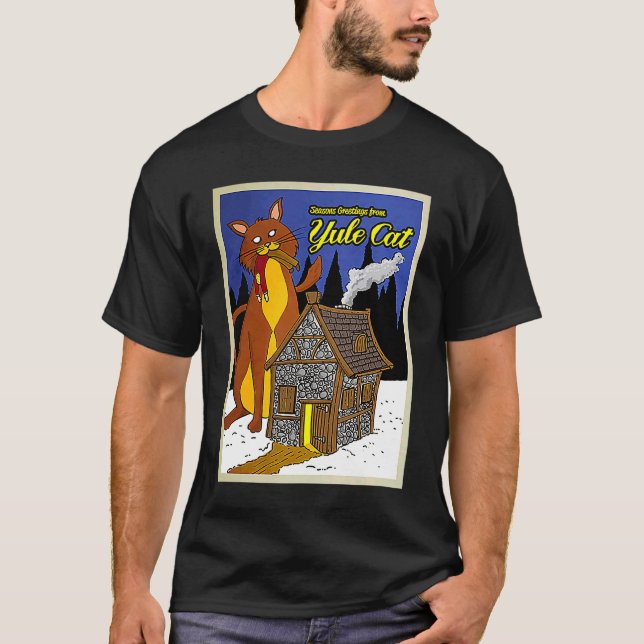 Camiseta Gato de Yule (Frente)