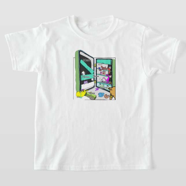 Camiseta Gato de yum kitty (Postura )