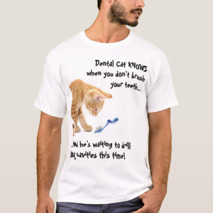 Camiseta Gato dental