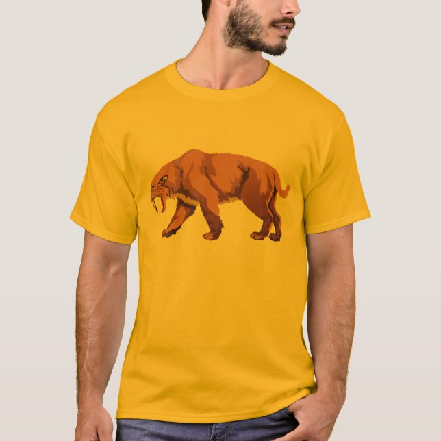 Camiseta Gato Dente de Sabre (Frente)