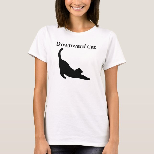 Camiseta Gato descendente (Frente)