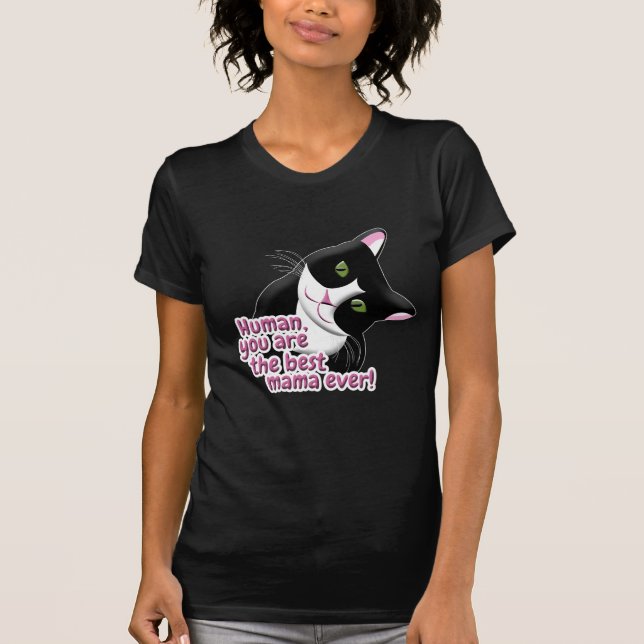 Camiseta Gato dia de as mães (Frente)