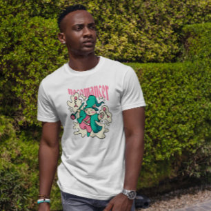 Camiseta Gato do Assistente de Cartoons Bonitos
