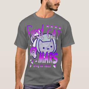 Camiseta Gato do Astronauta Engraçado