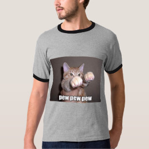 Camiseta Gato do banco do banco do banco