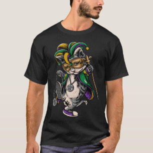 Camiseta Gato do Carnaval Gatinho Dono de Gato Máscara Cont