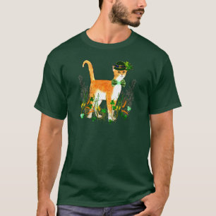 Camiseta Gato do dia de St Patrick
