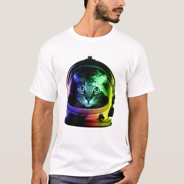 Camiseta Gato do Espaço (Frente)