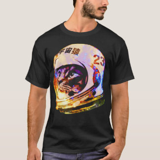 Camiseta Gato do Espaço Astronauta (Versão de Galáxia Profu