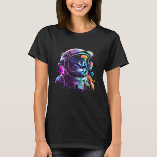 Camiseta Gato do Espaço Sideral Kitty Astronauta Face de An