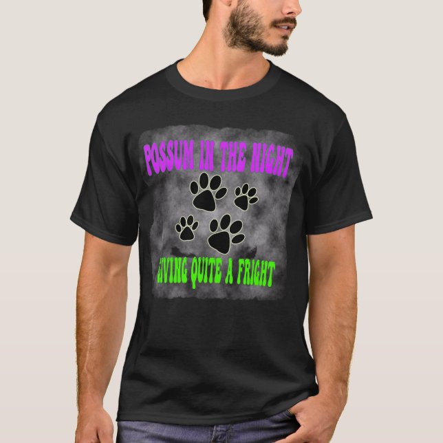Camiseta gato-do-gambá, gato-do-mato (Frente)