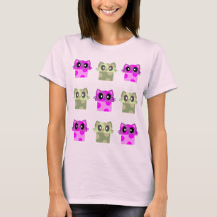 Camiseta gato do gatinho do cogumelo do meow do meowshroom