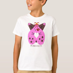 Camiseta Gato do gatinho dos namorados do purr-Fect