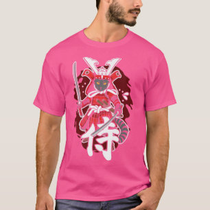 Camiseta Gato do Guerreiro Samurai Japonês para todos os Ga