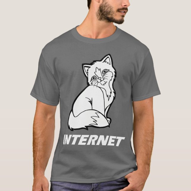 Camiseta Gato do Internet (Frente)