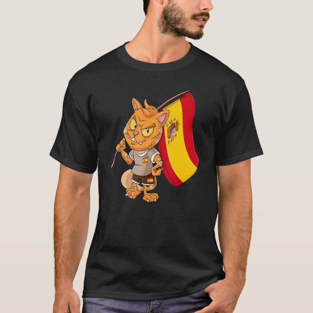 Camiseta Gato do Leque Espanhol (Frente)