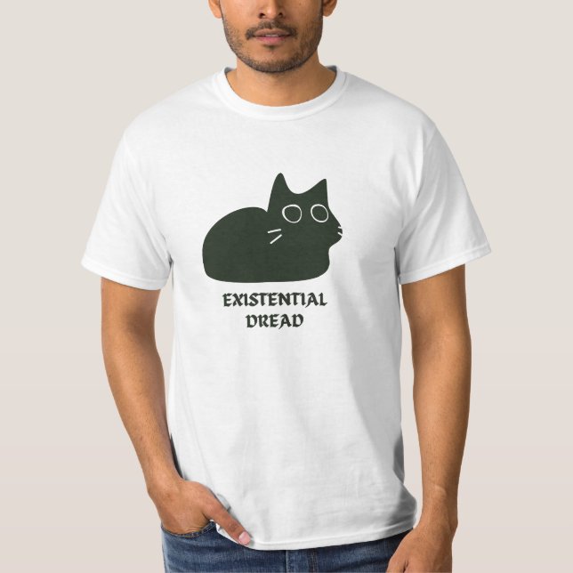 Camiseta Gato do Medo Existencial (Frente)