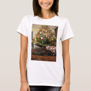 Camiseta Gato do Natal