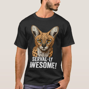 Camiseta Gato do Servo de Gato de Gato Selvagem de Ohio Mou