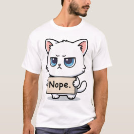 Camiseta Gato do Sinal de Não
