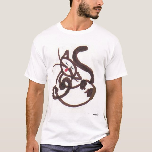 Camiseta Gato do sono (Frente)