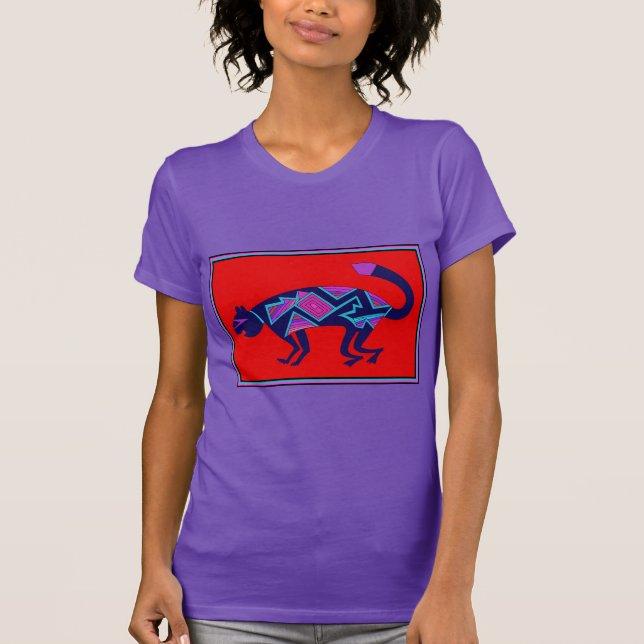 Camiseta Gato do sudoeste de Mimbres (Frente)