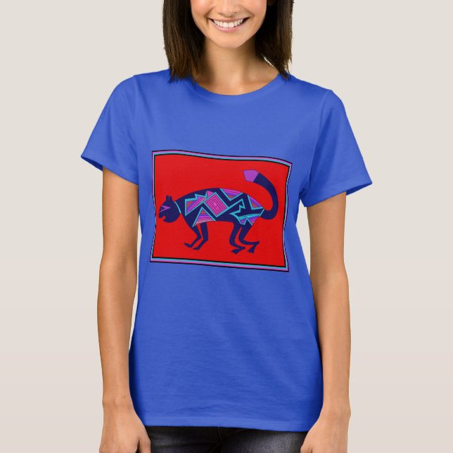 Camiseta Gato do Sudoeste de Mimbres (Frente)