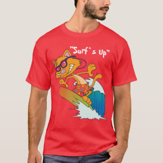 Camiseta Gato do surf,