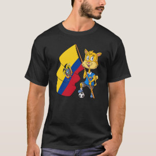 Camiseta Gato do Ventilador do Equador