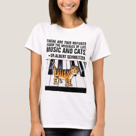 CAMISETA GATO, DOIS MEIOS DE REFUGIAR DE MISÉRIAS DE VIDA