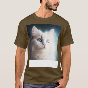 Camiseta Gato Doméstico Branco Lover A I Gerou Artigo 1