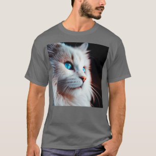 Camiseta Gato Doméstico Branco Lover A I Gerou Artigo 2