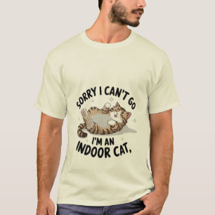 Camiseta Gato "Doméstico" Engraçado e Sassy Relatable ✨🏠🐈