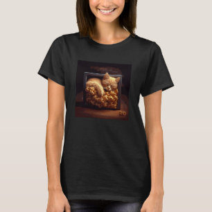 Camiseta Gato Dorme Macarrão Com Queijo