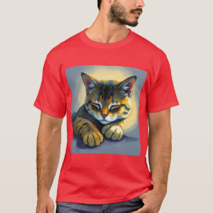 Camiseta Gato dormindo