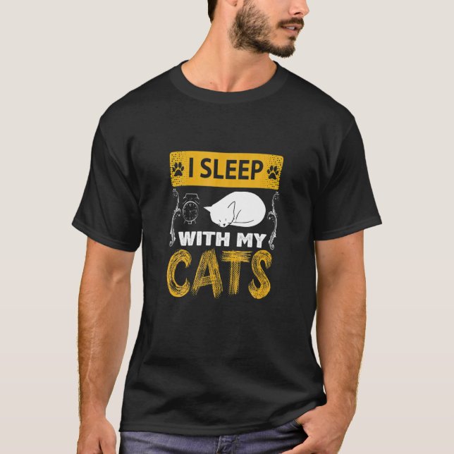 Camiseta Gato Dormindo (Frente)