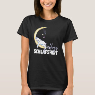 Camiseta Gato Dormindo Coma Repetir Diversão Sonora