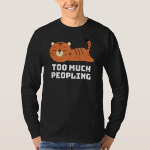 Camiseta Gato Dormindo Demasiado Dormindo Dormindo Dormir N