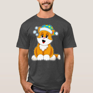 Camiseta Gato Dormindo Noite