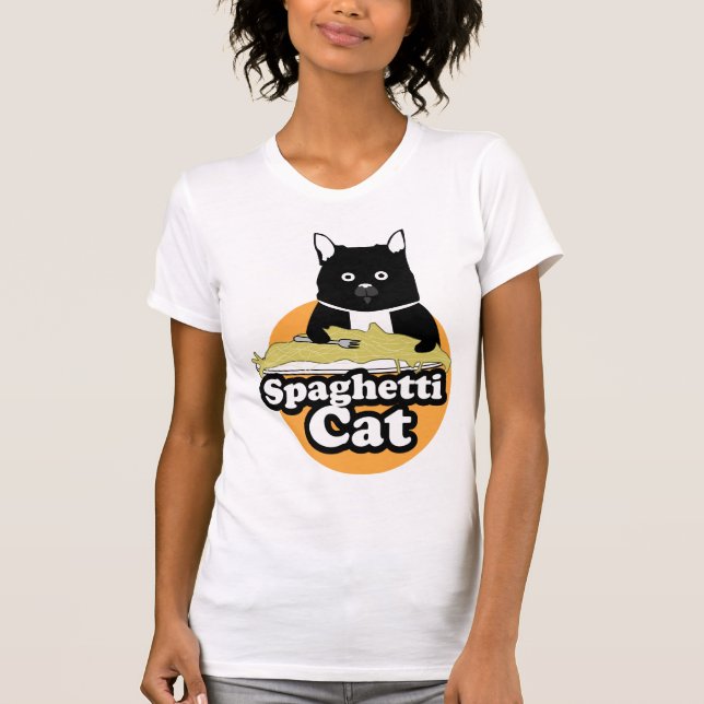Camiseta Gato dos espaguetes (Frente)