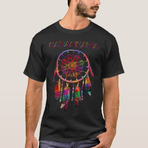 Camiseta Gato dos Sonhos Colorido Karankawa Nativo American