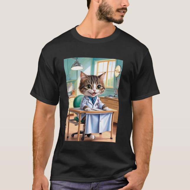 Camiseta Gato Doutor (Frente)