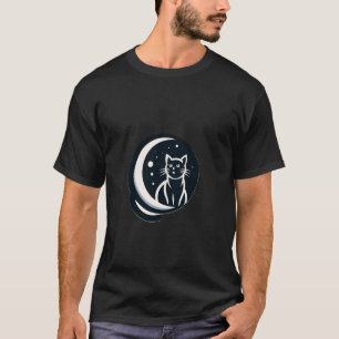 Camiseta Gato e a Lua
