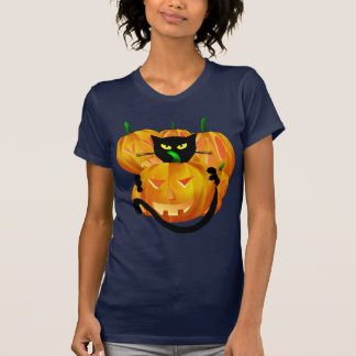 Camiseta Gato e abóboras do *Black