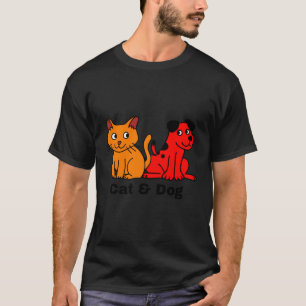 Camiseta Gato E Cão