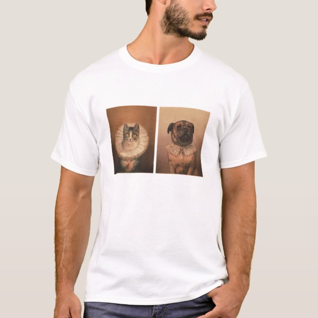 Camiseta Gato e Cão (Frente)