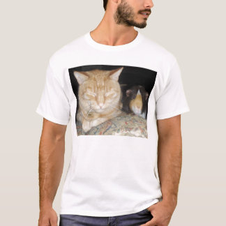 Camiseta Gato e cobaia
