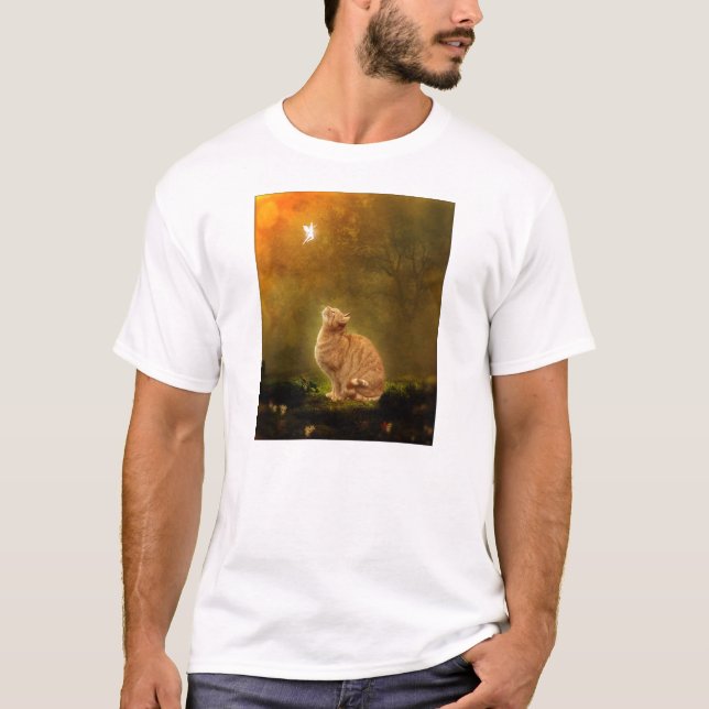 Camiseta Gato e fada (Frente)